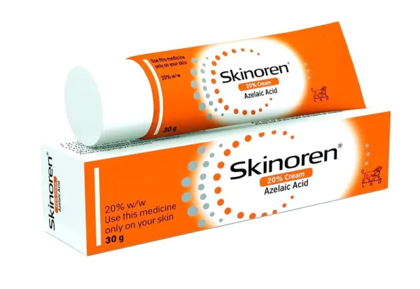 Crème Skinoren à l’acide azélaïque pour imperfections du visage et contre l’acné et les taches – Prix Maroc